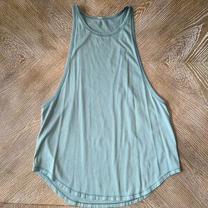 Lululemon high neck muscle tank. Size 2. Seafoam green.